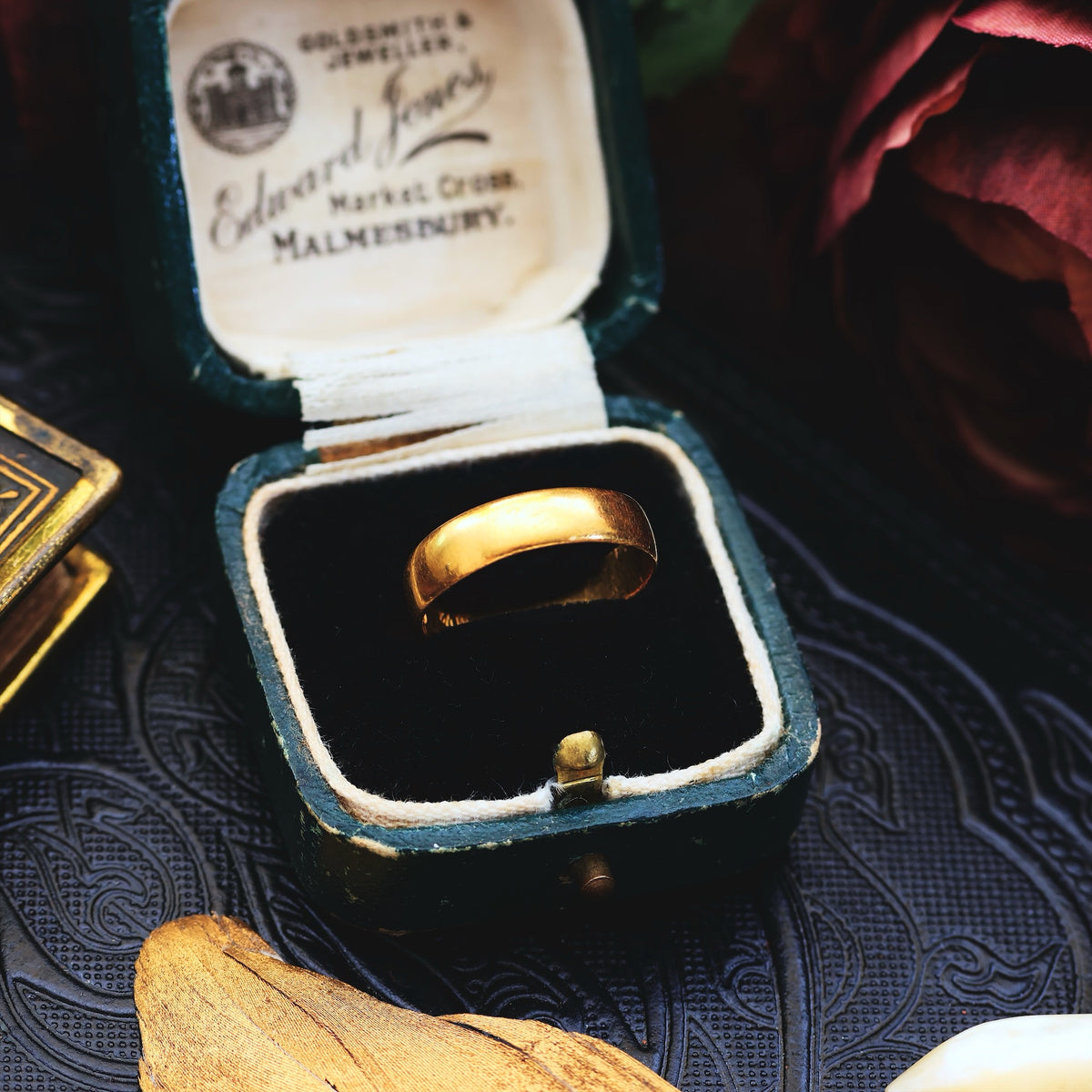 Antique Date 1912 22ct Gold Wedding Ring