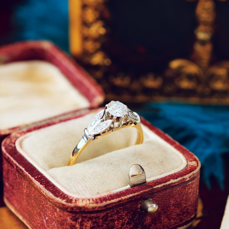 Vintage Perfection! Art Deco Diamond Engagement Ring