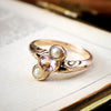 Pearl and Morganite 18ct Gold Ring