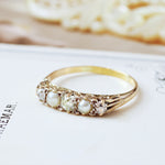 Antique Edwardian 18ct, Pearl & Diamond Ring