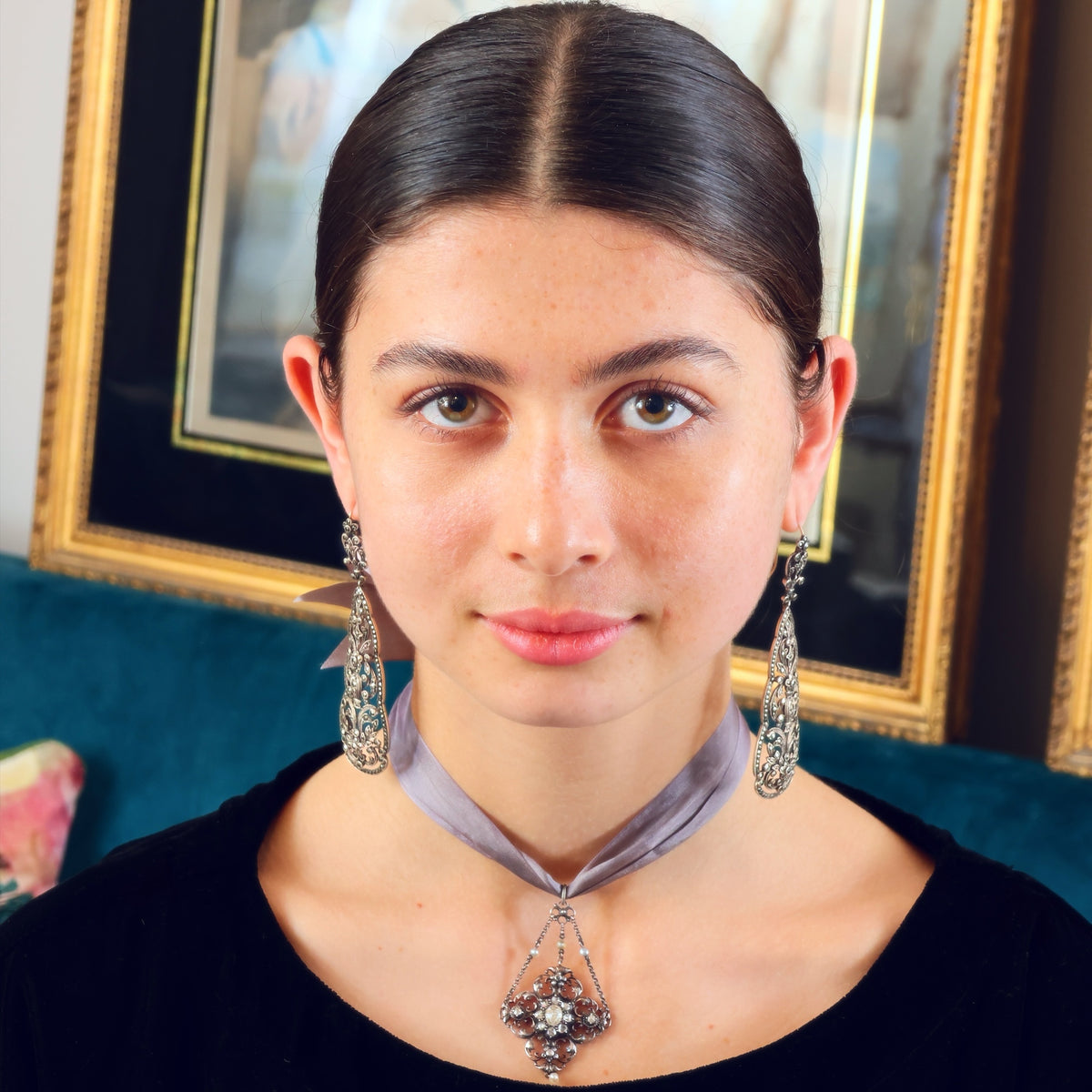 Antique Austro Hungarian Renaissance Revival Diamond Pendant