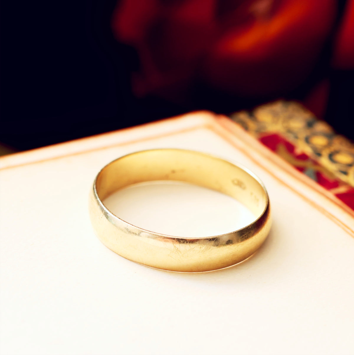 Vintage 14ct Yellow Gold Wedding Band
