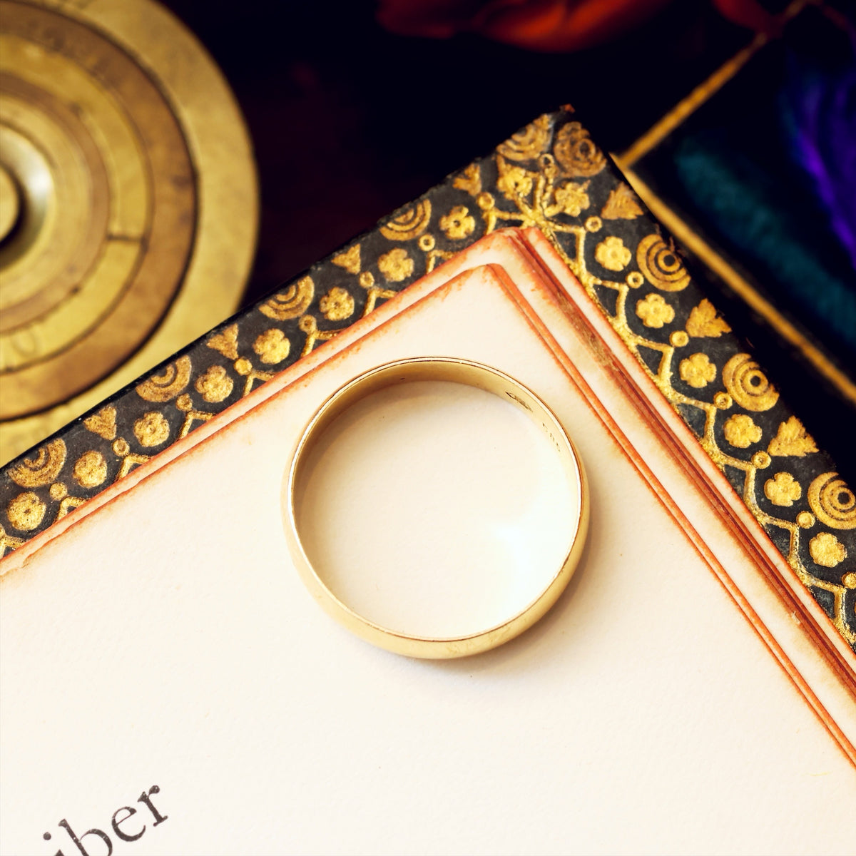 Vintage 14ct Yellow Gold Wedding Band