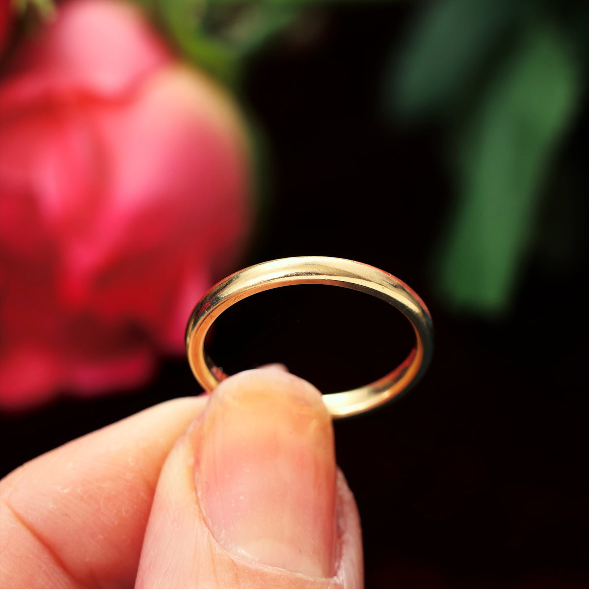 Vintage Date 1952 9ct Gold Wedding Ring