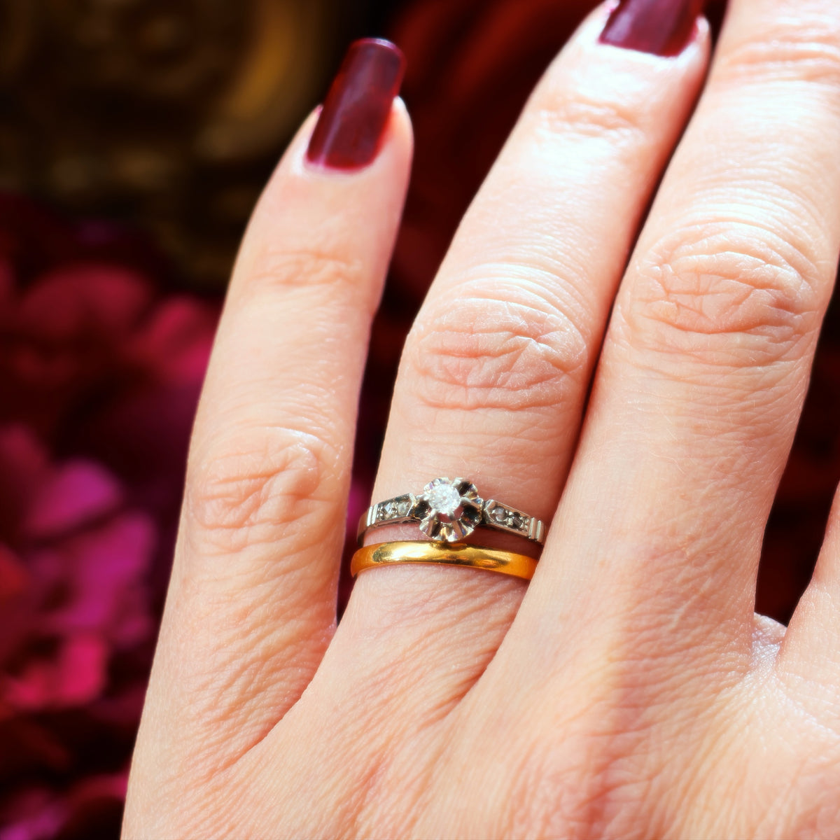 Vintage Art Deco Diamond Engagement Ring