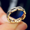 Tiny Size 'H1/2' or '4.25' Handmade Diamond Eternity Ring