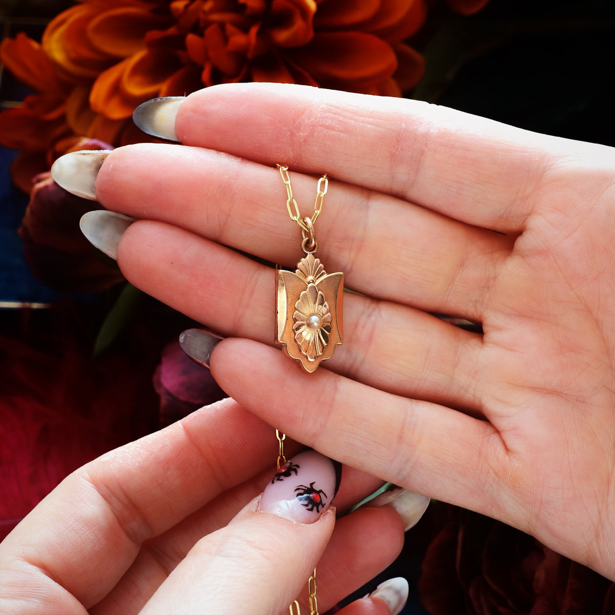 Antique Art Nouveau French Pendant