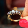 Sparklyyy!! Vintage Date 1952 White Sapphire Ring