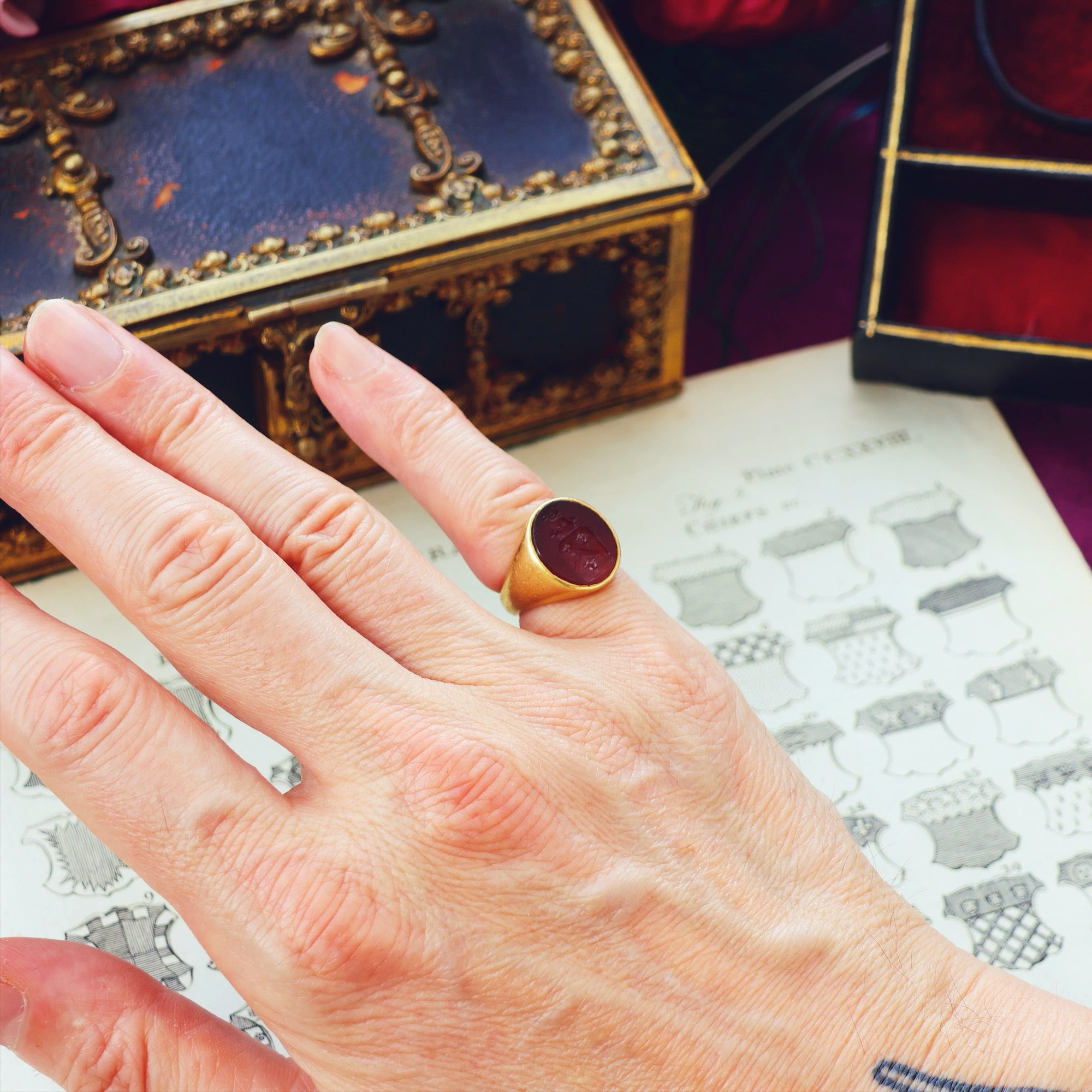 指輪・リング Signet Ring - In Gold We Trust - Palladium - Brass In Gold We Trust OUTLET | Signet Ring - In Gold We Trust