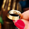 Vintage Date 1972 'Kiss' 9ct Gold Band