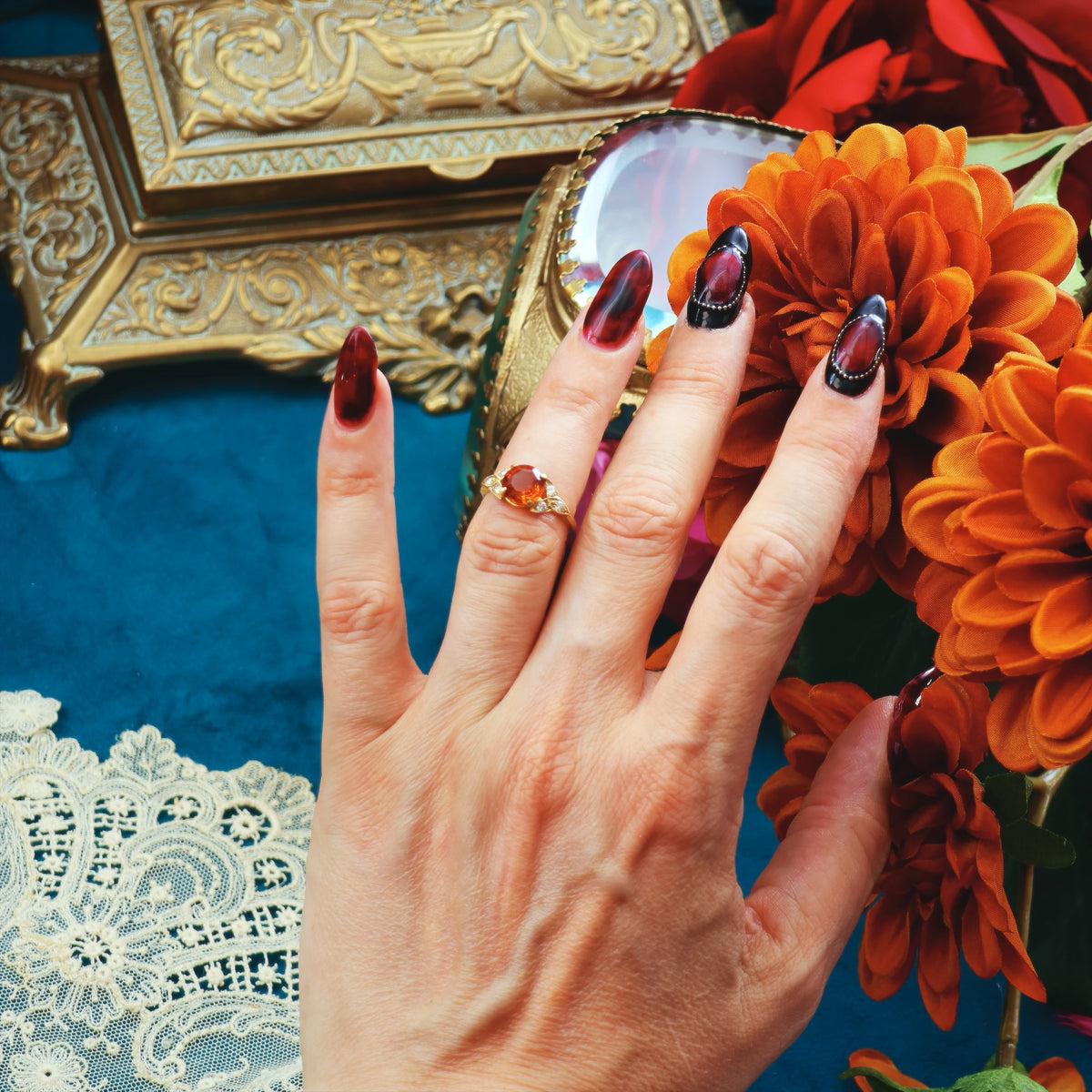 Ravishing! Recycled Citrine & Diamond Dress Ring