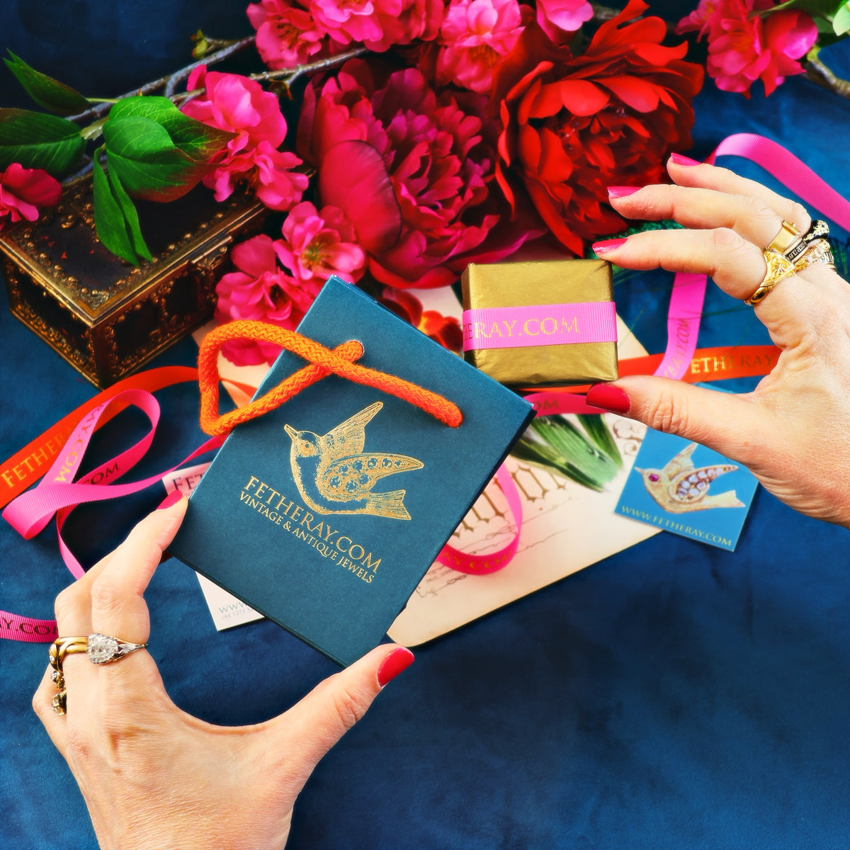 Vintage Date 1936 Diamond Trilogy Engagement Ring