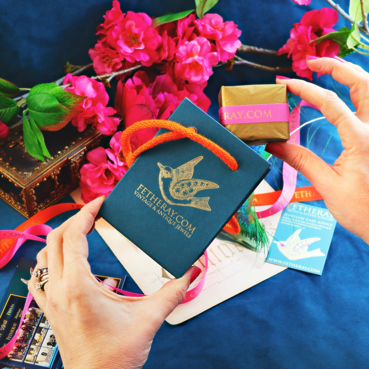 Sparkly Vintage 1950's Diamond Cluster Engagement Ring