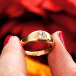 Historical Unisex Victorian Diamond Engagement Ring