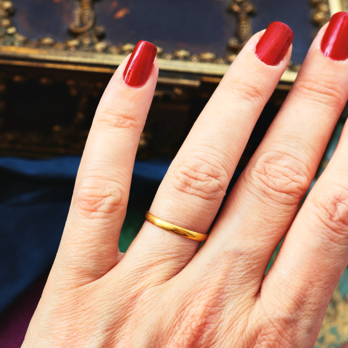 Scarce Date 1879 22ct Gold Wedding Ring