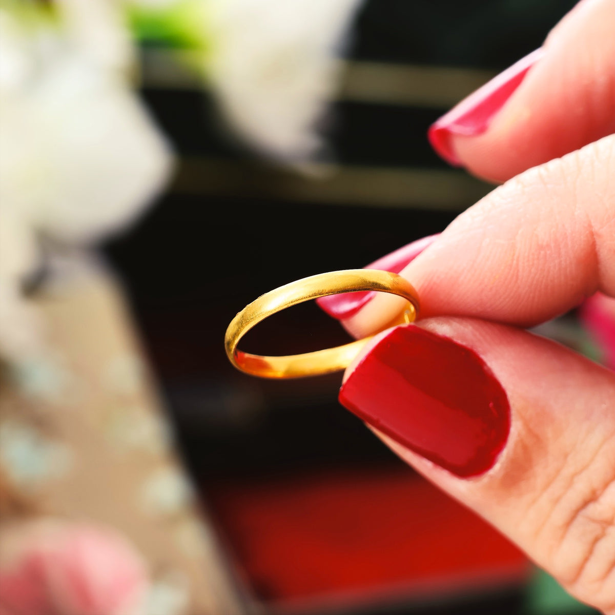 Scarce Date 1879 22ct Gold Wedding Ring
