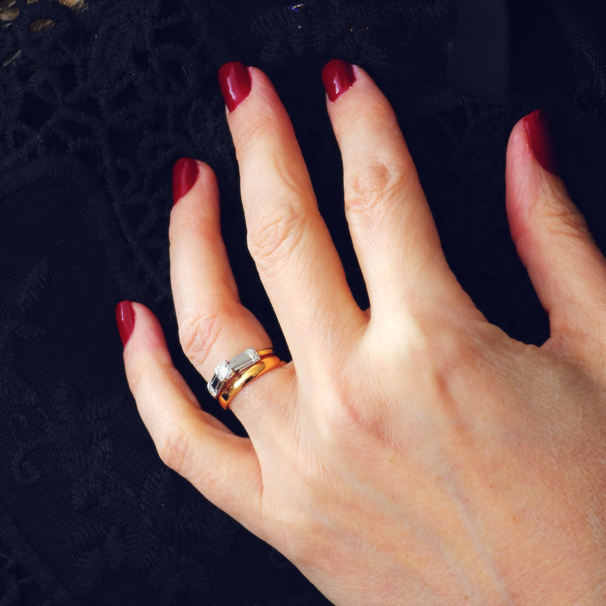 Vintage Art Deco Diamond Engagement Ring