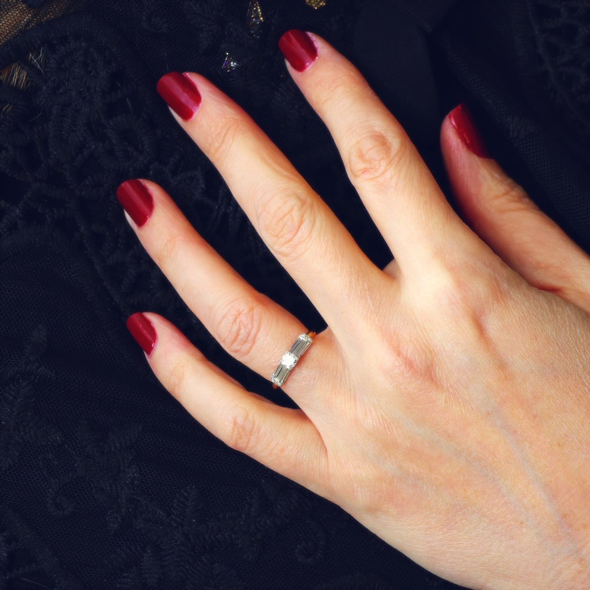 Vintage Art Deco Diamond Engagement Ring