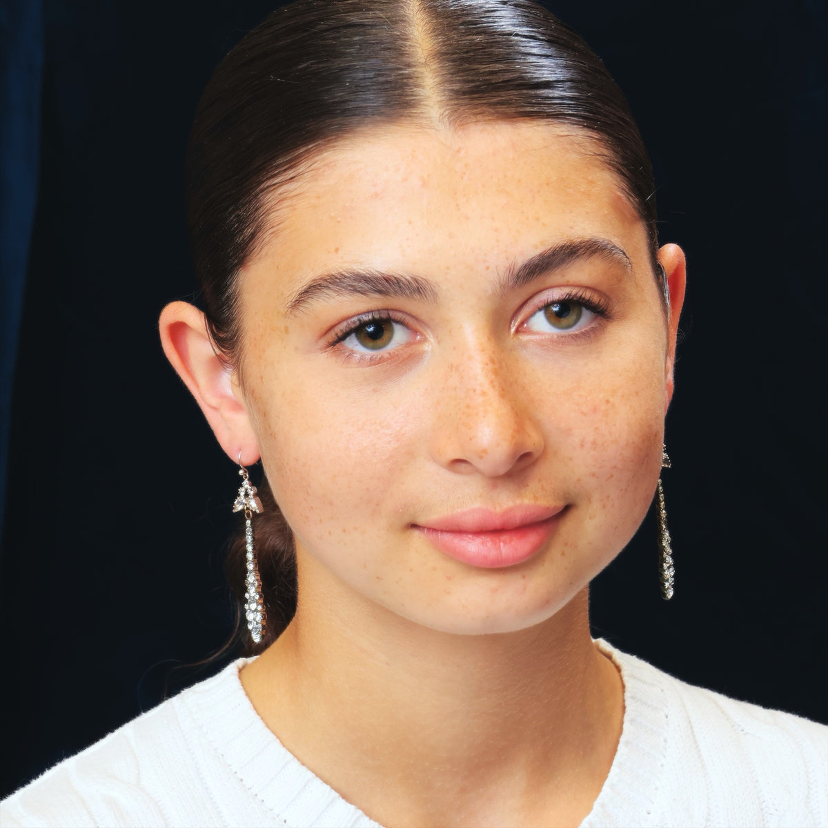 Stunning Antique Georgian Paste Drop Earrings