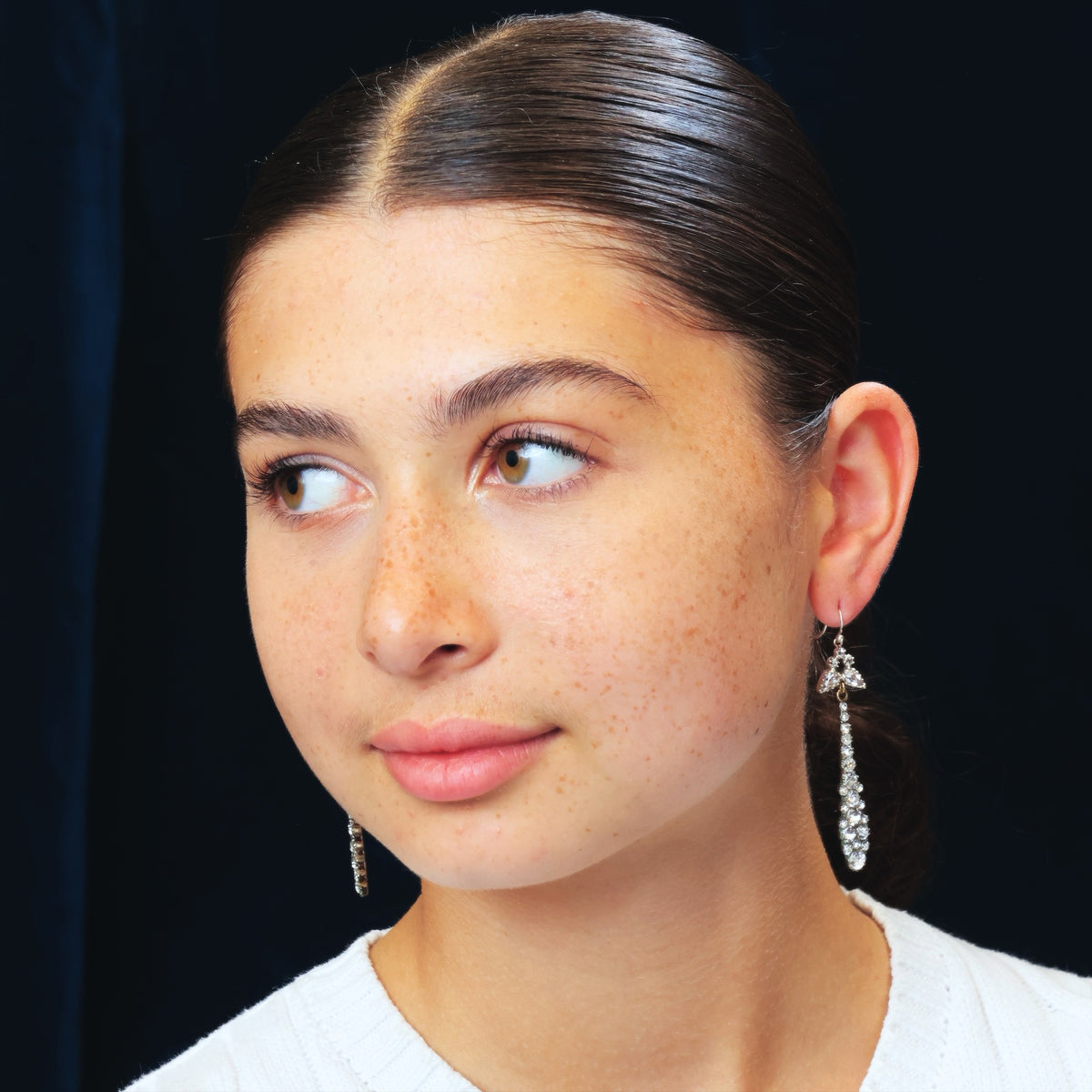 Stunning Antique Georgian Paste Drop Earrings