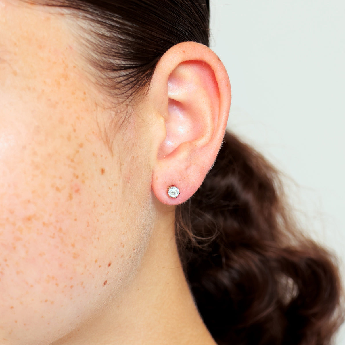 Precious Vintage Lever Back Diamond Earrings
