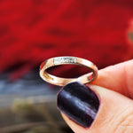 Vintage Red Coral 9ct Gold Ring