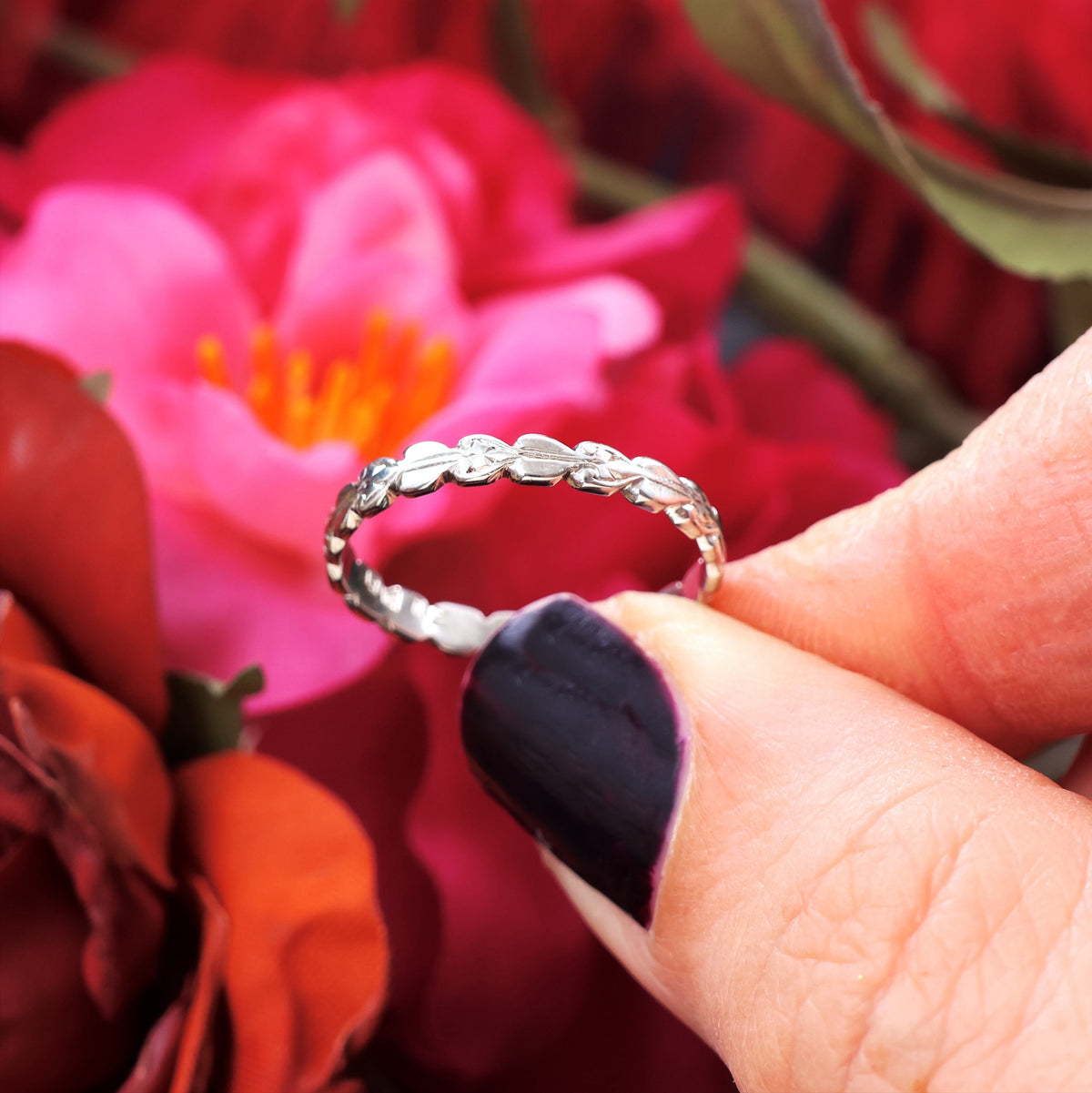 Vintage Hand Made Size 'O' or '7' Platinum Wedding Band