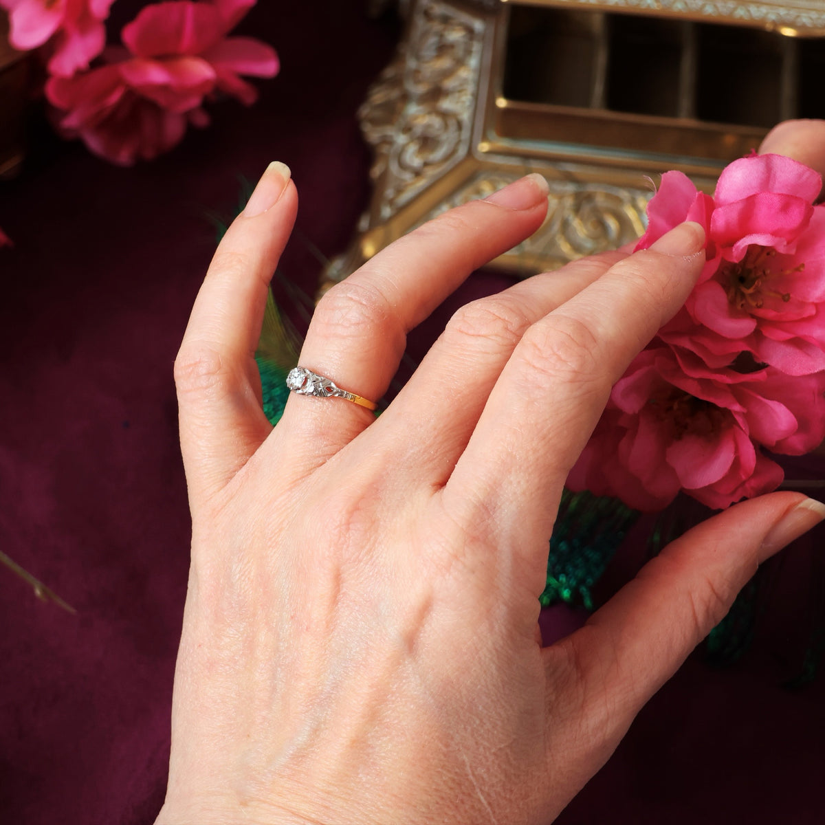 A Truly Lovely Vintage Diamond Engagement Ring