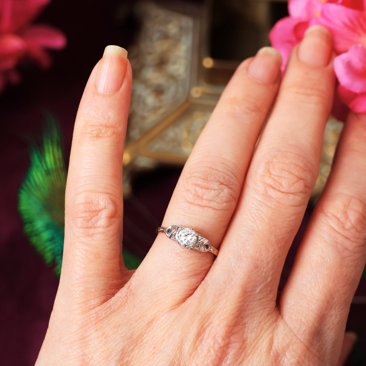 A Truly Lovely Vintage Diamond Engagement Ring
