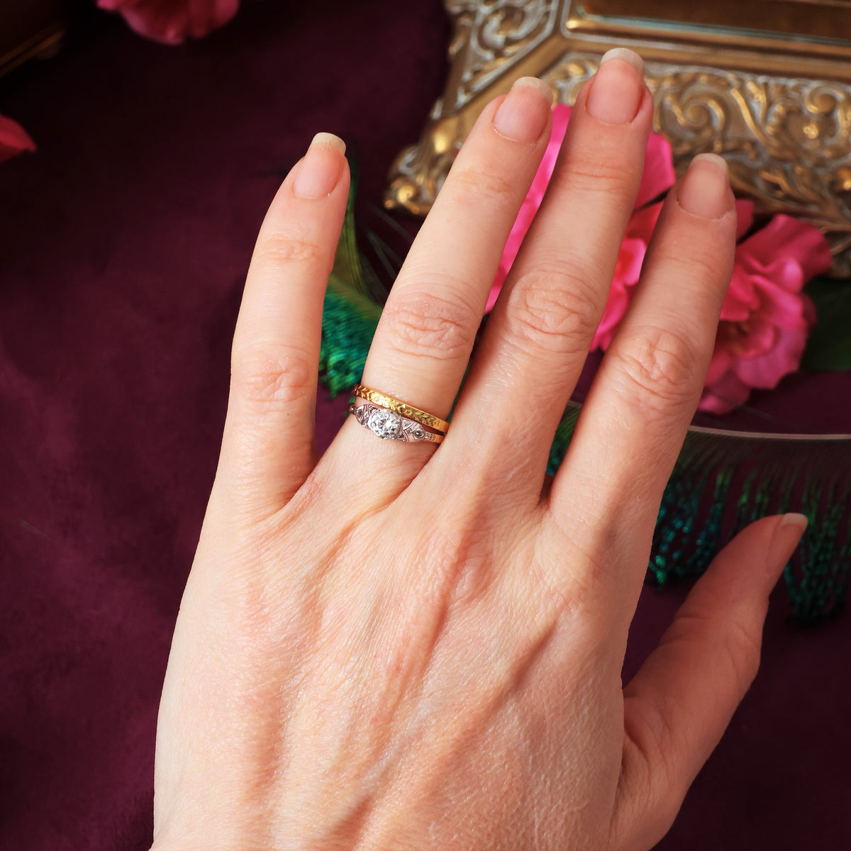 A Truly Lovely Vintage Diamond Engagement Ring
