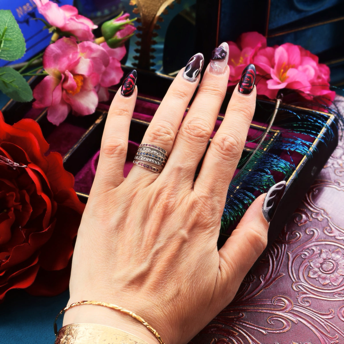 Vintage Multi Gem 'Harem' Ring