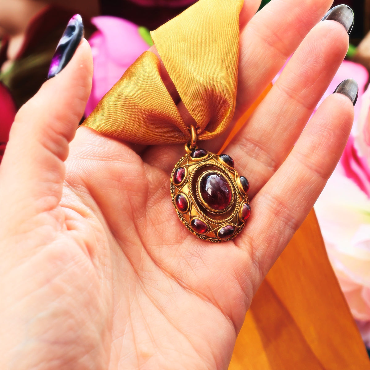Heirloom Victorian Antique Archaeological Revival Locket