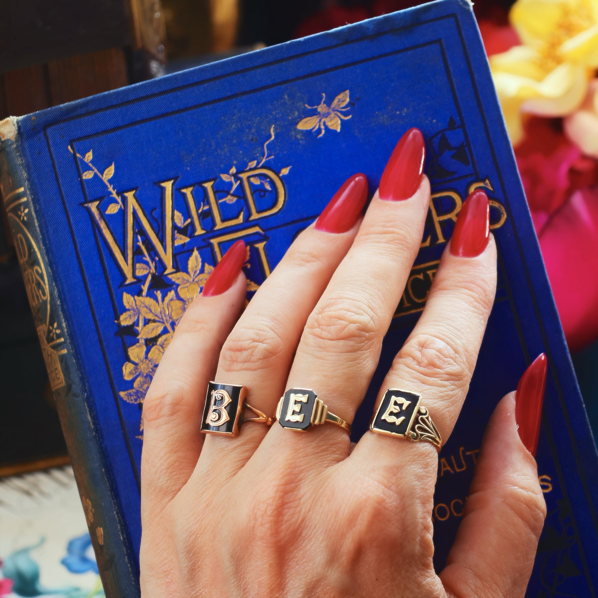 Vintage 1950's Initial 'B' Signet Ring