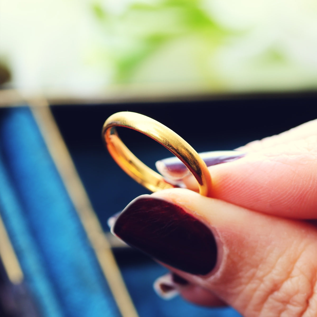 Together Forever! Pair of Vintage 22ct Gold Wedding Bands