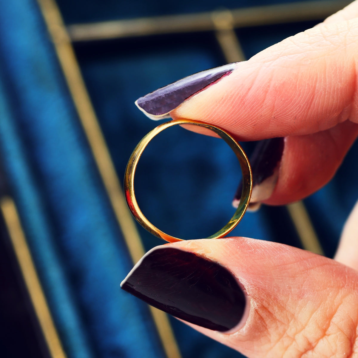 Antique Date 1912 22ct Gold Wedding Ring