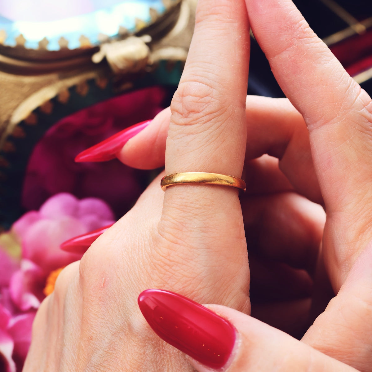 Vintage Date 1927 Gent's 22ct Gold Wedding Band