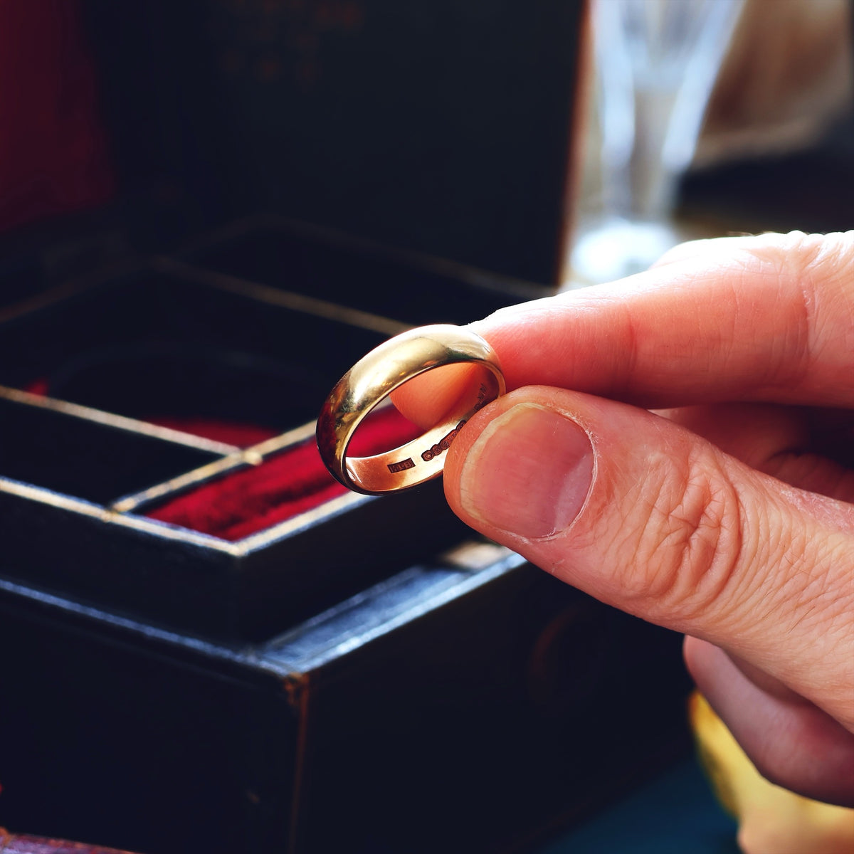 Scarce Vintage Date 1951 Men's Wedding Ring