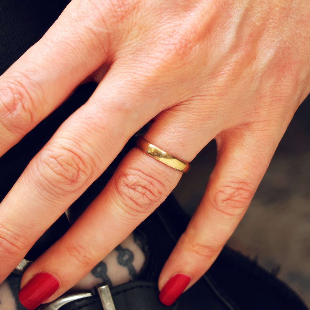 Vintage Date 1955 9ct Gold Wedding Ring