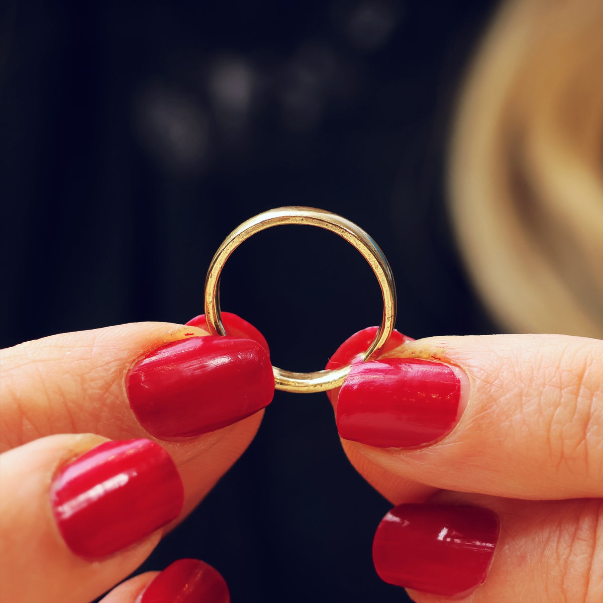 Vintage Date 1955 9ct Gold Wedding Ring