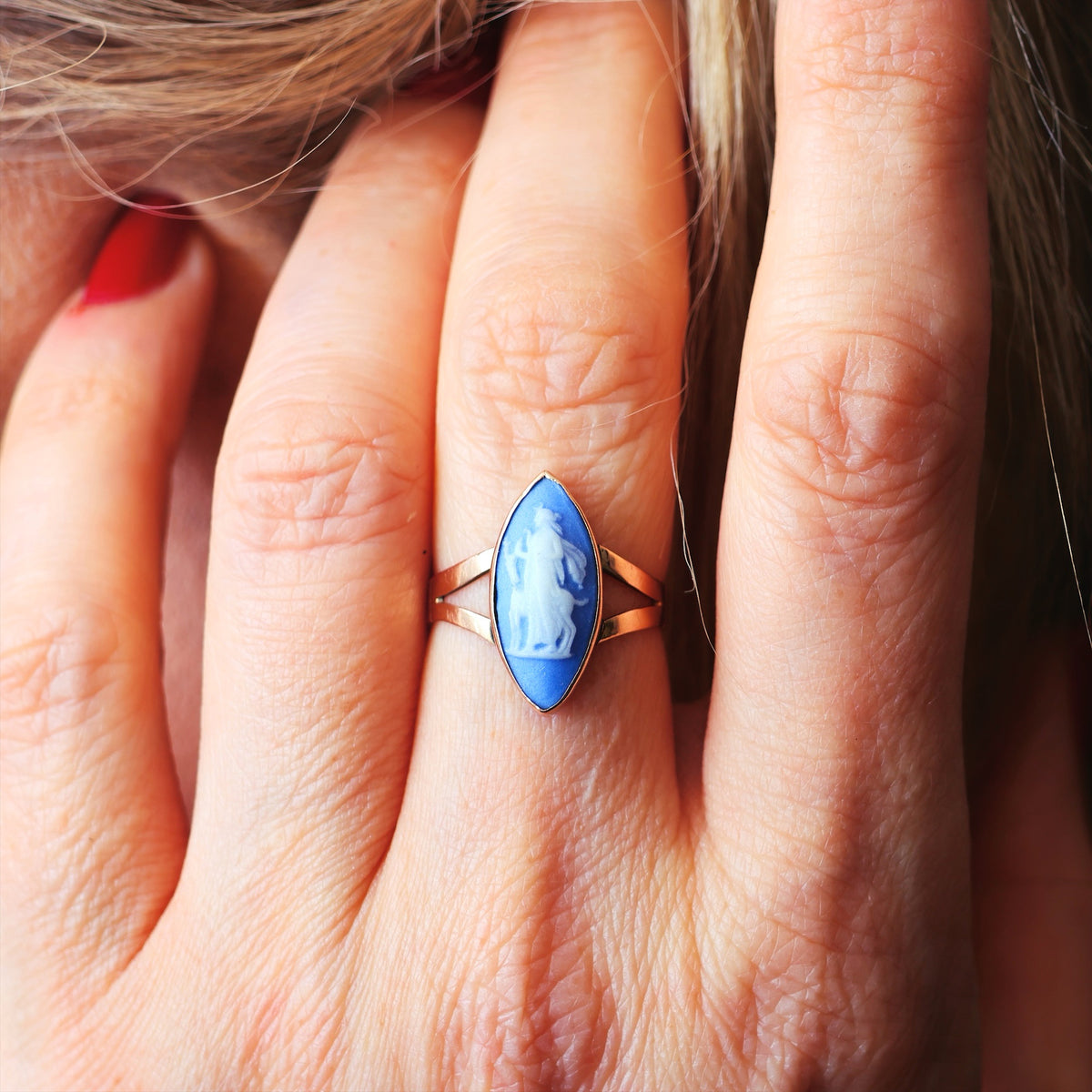 Vintage Wedgewood Goddess Artemis Ring
