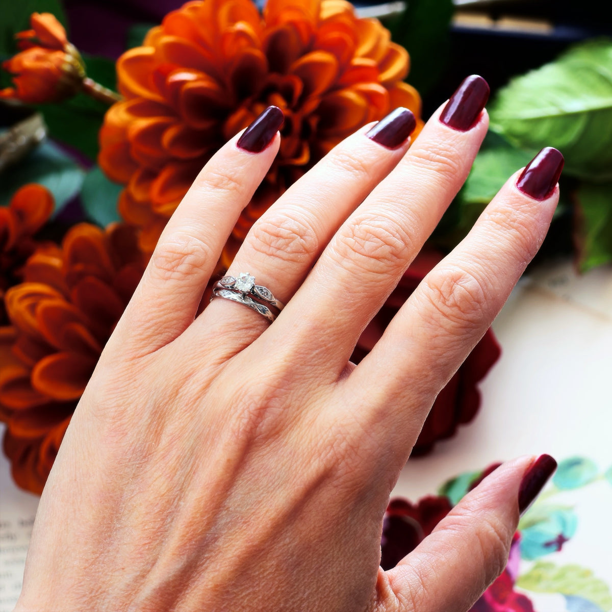 Loveliest Antique Cut Diamond Engagement Ring