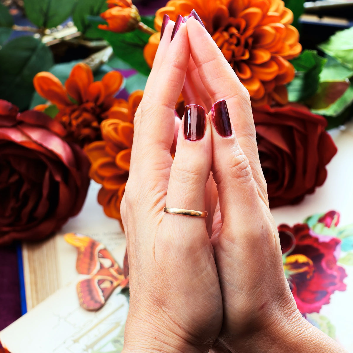 Vintage Date 1932 9ct Gold Wedding Ring