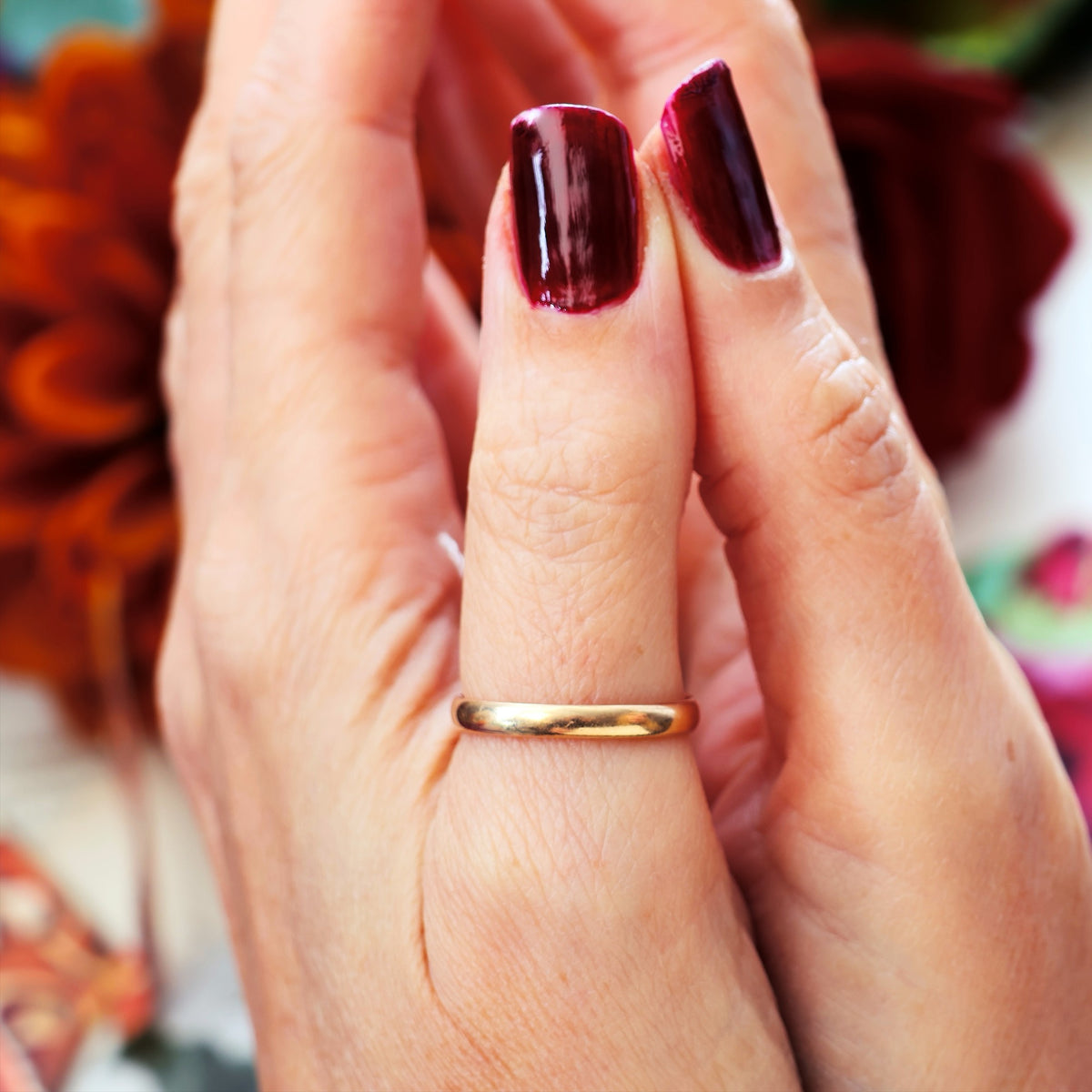 Vintage Date 1932 9ct Gold Wedding Ring