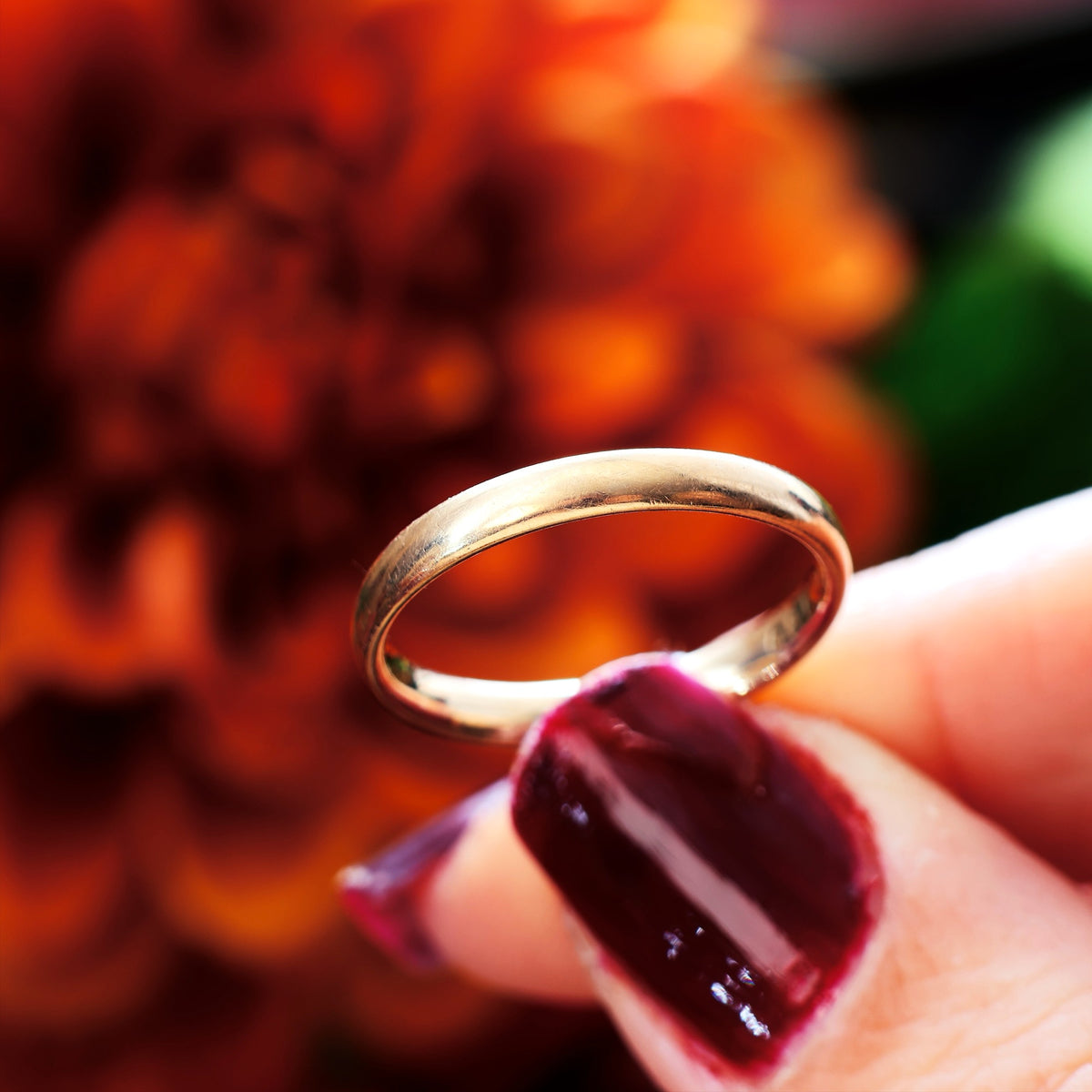 Vintage Date 1932 9ct Gold Wedding Ring