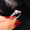 Unique Beauty! Vintage Diamond Engagement Ring