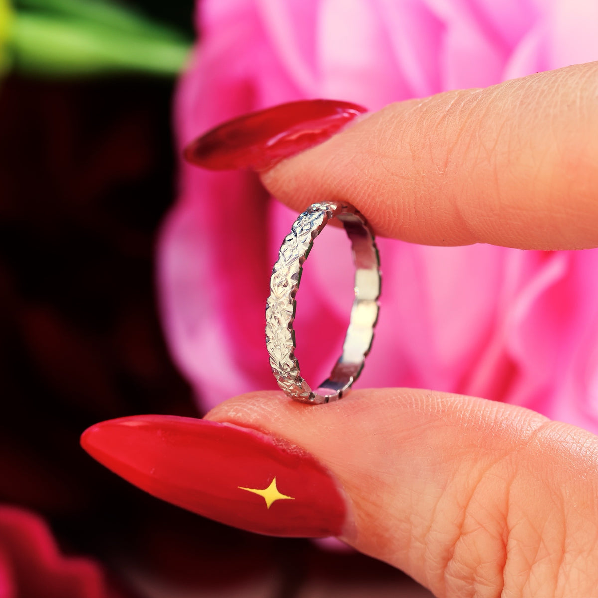 Hand Made Size 'L and a half' or '5.75' Platinum Wedding Band