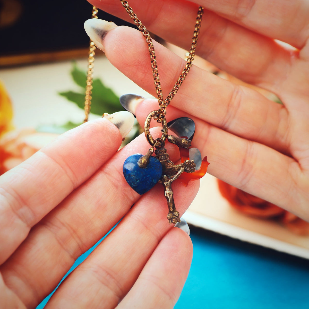 Antique Georgian Faith, Hope & Charity Charm