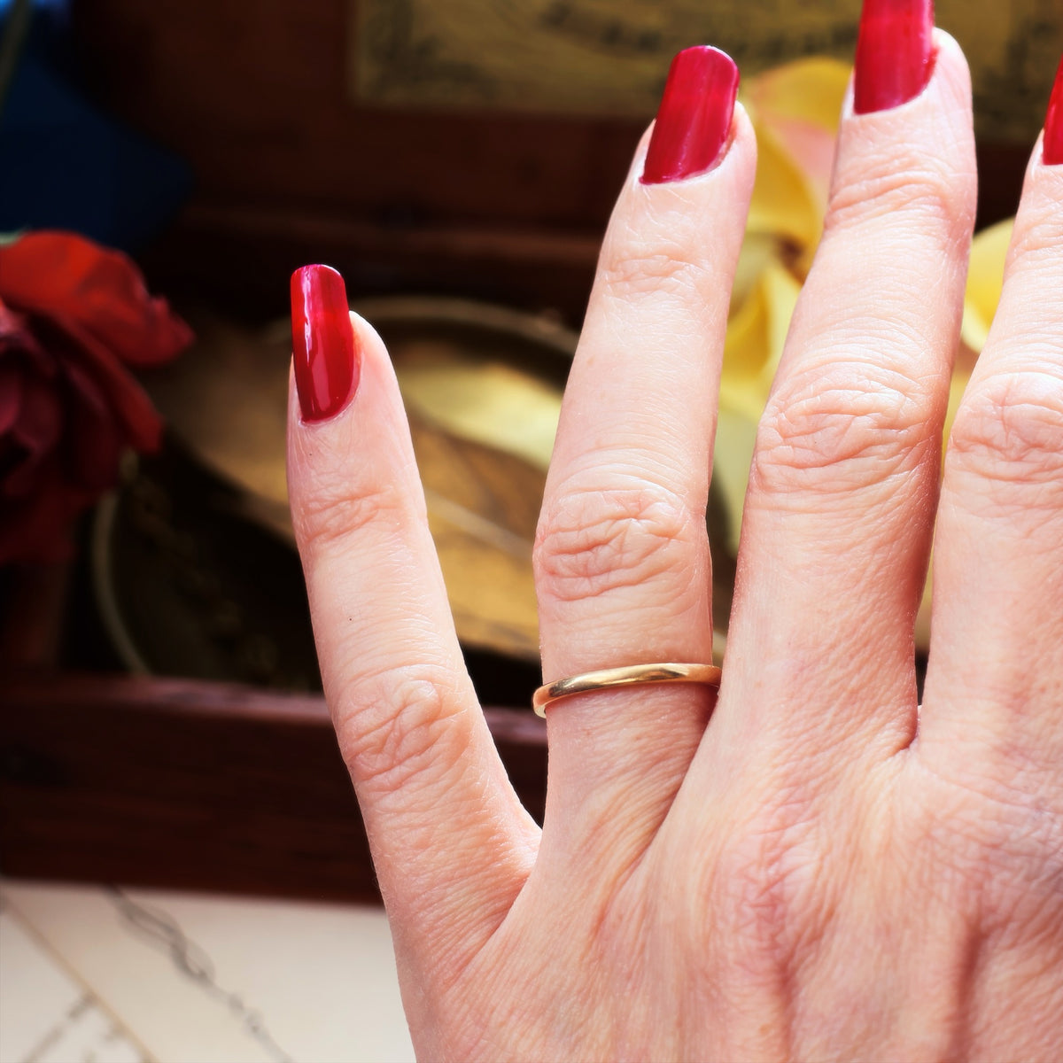 Date 1947 9ct Yellow Gold Wedding Ring