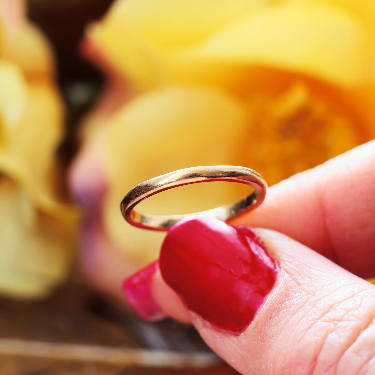 Date 1947 9ct Yellow Gold Wedding Ring