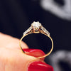 Vintage 1930's Diamond Solitaire Engagement Ring